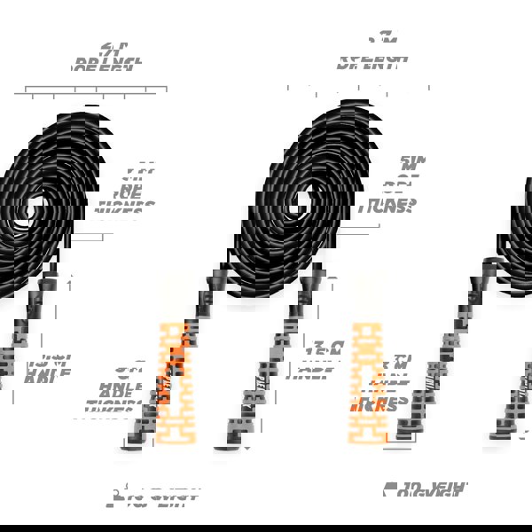Phoenix Fitness Skipping Rope Adjustable