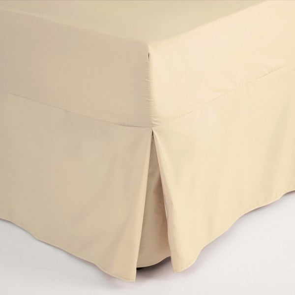 Belledorm Easycare Percale Fitted Valance - Cream