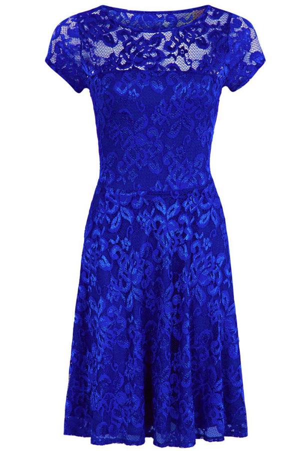 HotSquash Lace Fit N Flare Dress