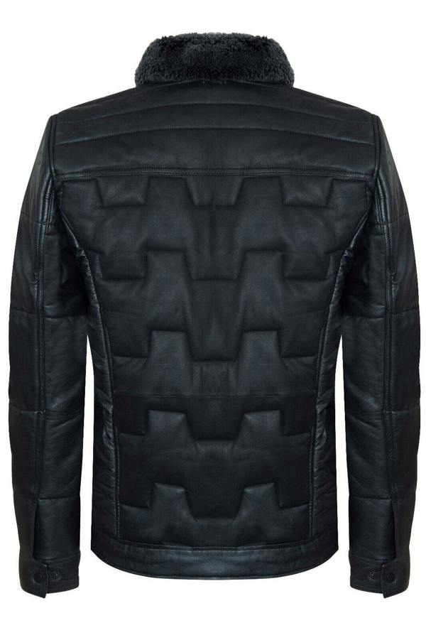 Infinity Leather Men's Leather Quilted Biker Jacket - Guayaquil