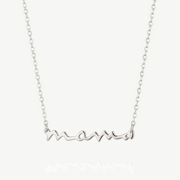 MUCHV Mama Script Necklace