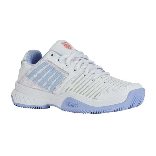 K-Swiss Womens/Ladies Court Express HB Synthetic Leather Tennis Shoes - Light Blue - 