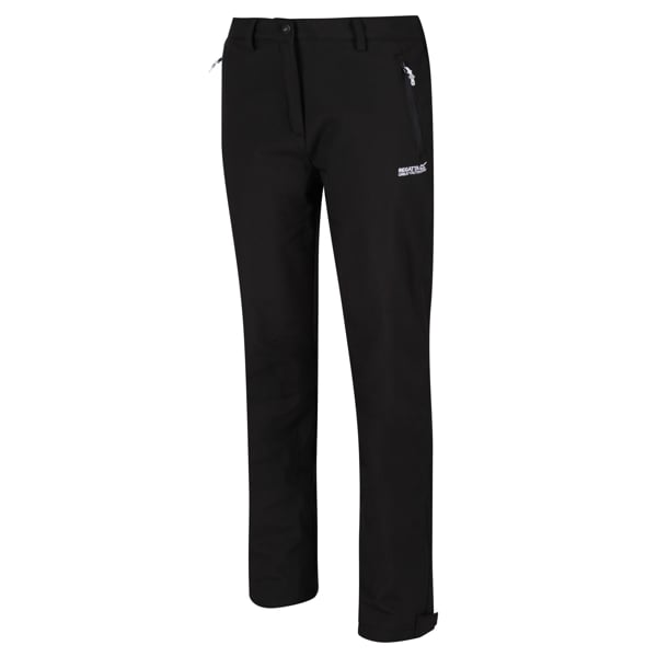 Regatta Great Outdoors Women's Geo Softshell II Regular Leg Trousers - Black