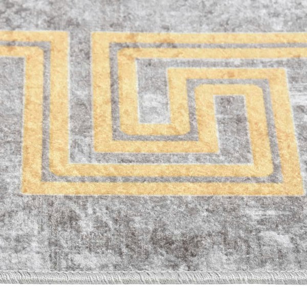 Berkfield Rug Washable 80x150 cm Grey Anti Slip