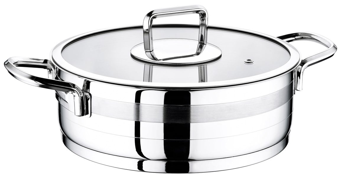 Rozi Safir Collection 8-piece Stainless Steel Cookware Set