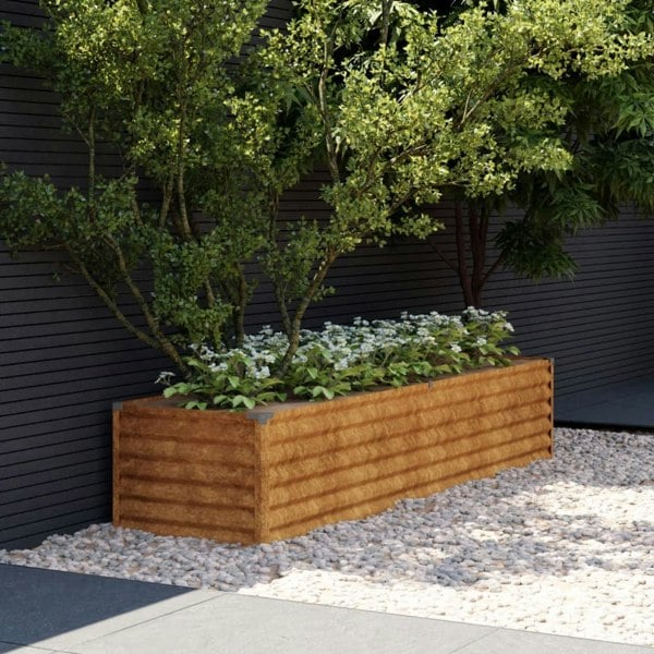Berkfield Garden Raised Bed 194x50x36 cm Corten Steel