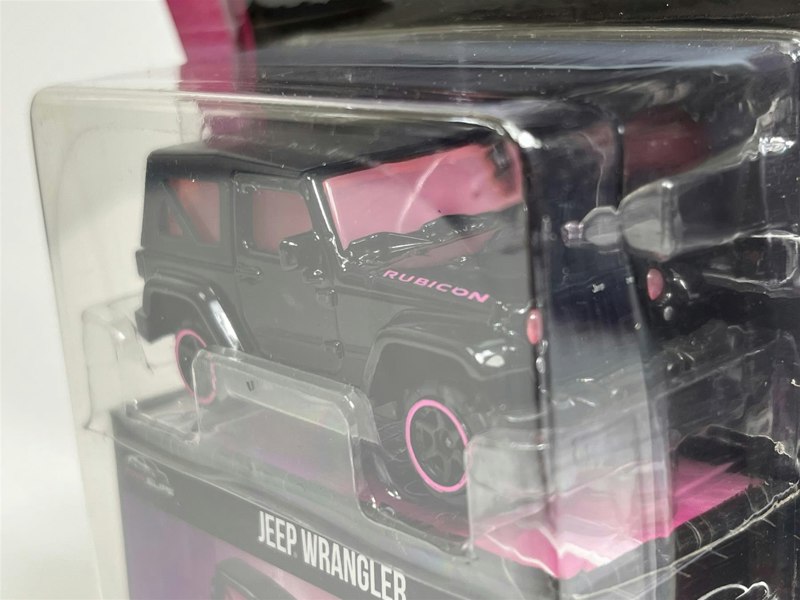 Jada Jeep Wrangler Black 1:64 Scale Pink Slips Jada 213291000