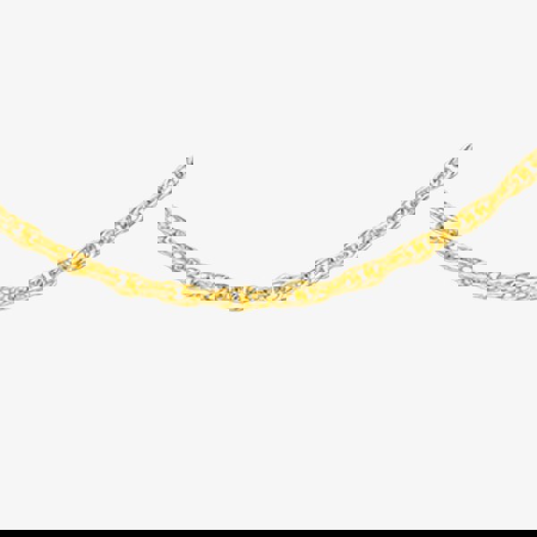 T. H. Baker 9ct Yellow Gold 46cm Prince of Wales Chain Necklace 1.12.1104-46