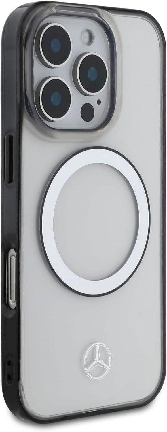 Mercedes Printed Logo Case with MagSafe for iPhone 16 Pro Max 6.9" Clear - MEHMP16X23HUOKC