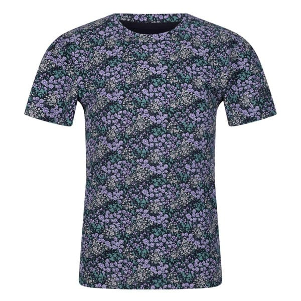 Regatta Kids Bosley V Flowers T-Shirt - Navy