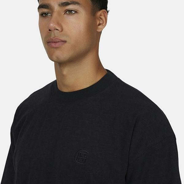 Good For Nothing  Black Relaxed T-Shirt - Black Image 4
