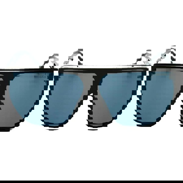 Guess Smoke Lensed Shiny Black Framed Sunglasses