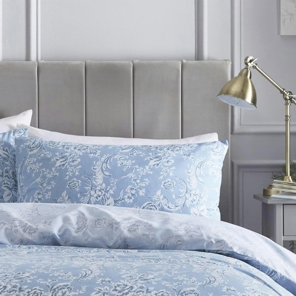 Charlotte Thomas Wedgewood Duvet Cover Set Reversible Bedding Blue