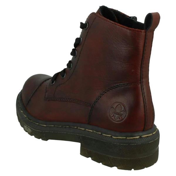 Rieker Ladies Rieker Zip and Lace Ankle Boot 78202