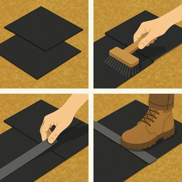 Spudulica Home & Garden Geotextile Membrane Joining Tape | Strong Ground Fabric Tape for Weed Membrane & Drainage Membranes
