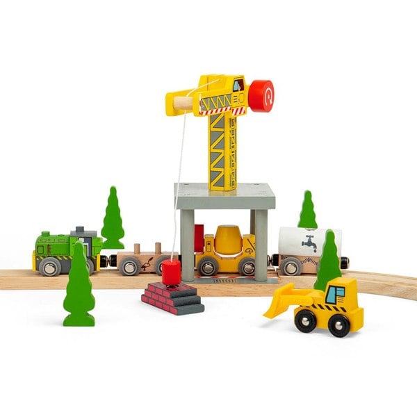 Bigjigs Rail Big Yellow Crane