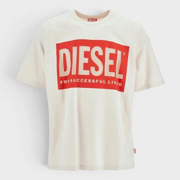 Diesel T-Boxt S4 T-Shirt White Red
