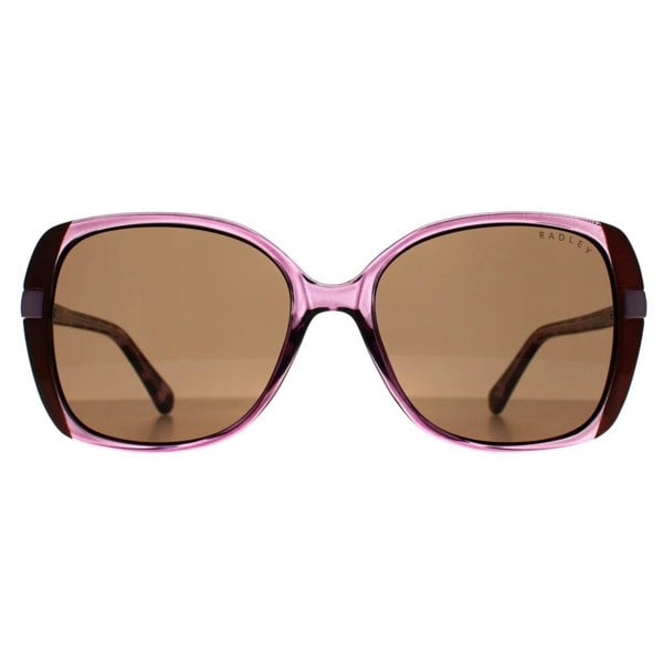 Radley Sunglasses Morwenna 161 Crystal Purple Brown Brown