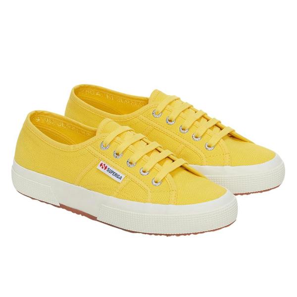 Superga Unisex Adult 2750 Cotu Classic Vegan Trainers - Sunflower/Avorio - 