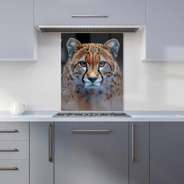 Warren Reed Cheetah Glass Kitchen Splashback - 00033