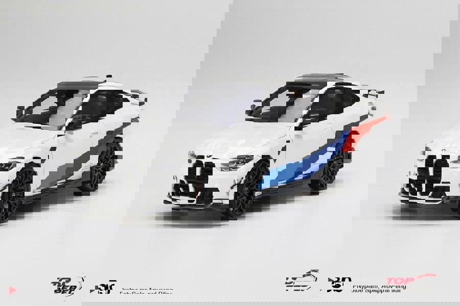 TSM BMW M4 M-Performance G82 Alpine White 1:18 Scale TSM TS0350