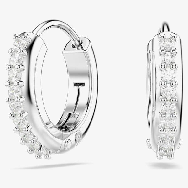 Swarovski Matrix Tennis Crystal Hoop Earrings 5690670