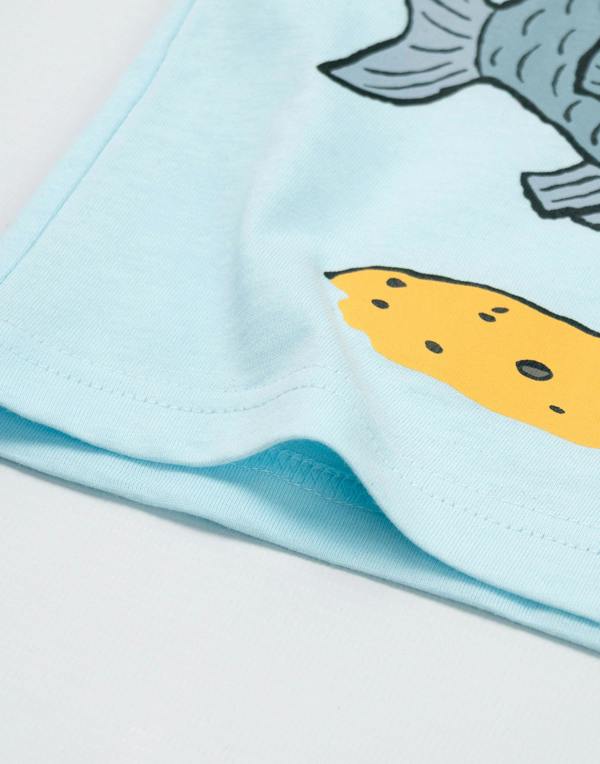 Tiddler Unisex Kids Blue Character Short Sleeved T-Shirt