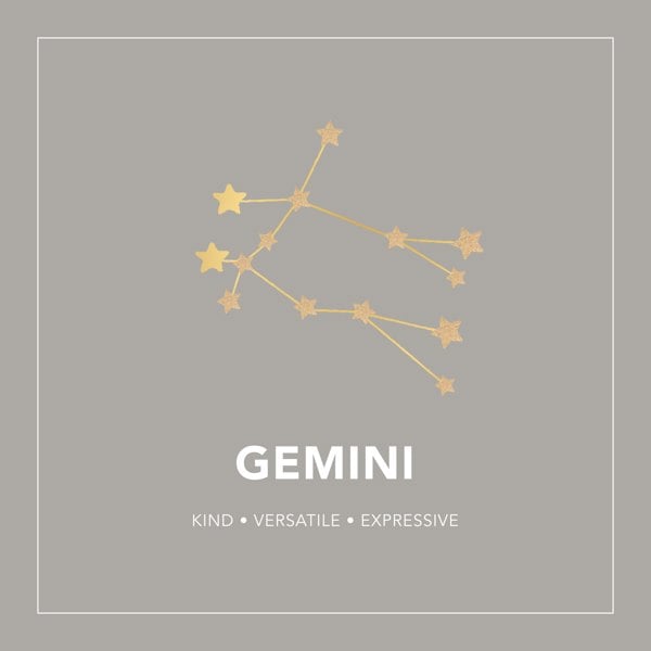 Gold Trip Gemini Zodiac Constellation Bracelet