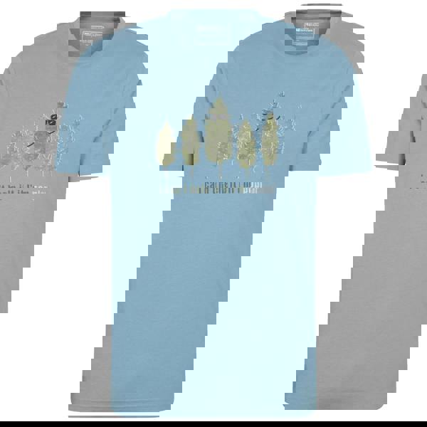 Mountain Warehouse Mens Poplar Tree T-Shirt - Blue