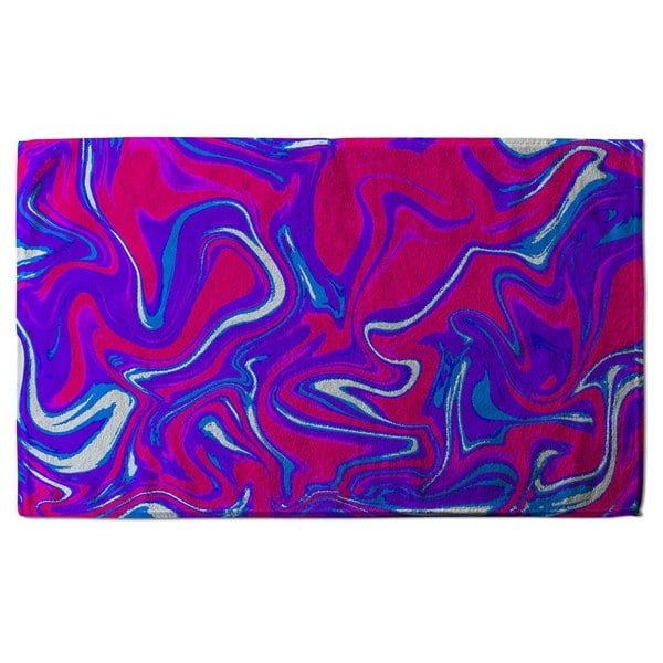 Benjamin Tate Design Pink & Blue Marble (Bath Towel)