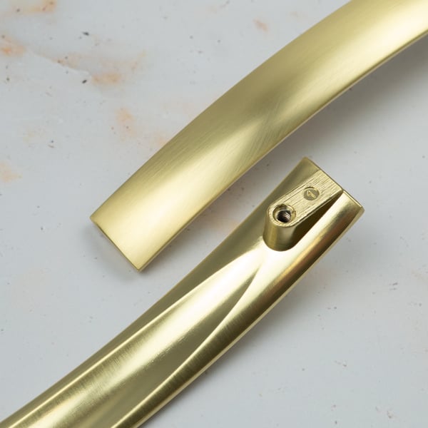 Handle & Home Brushed Brass Bow Cabinet Handle