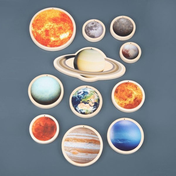 tickit Wooden Solar System Discs