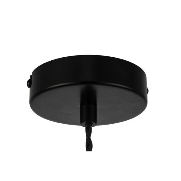 COSYLYTE Millfield Smoky Dimple Glass Pendant Light