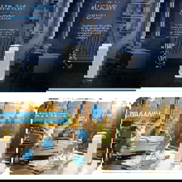 PureMate Intelligent True HEPA Air Purifier with Advanced Air Quality Sensor