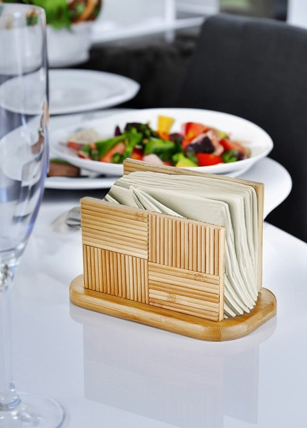 Rozi Natura Collection Wooden Napkin Holder