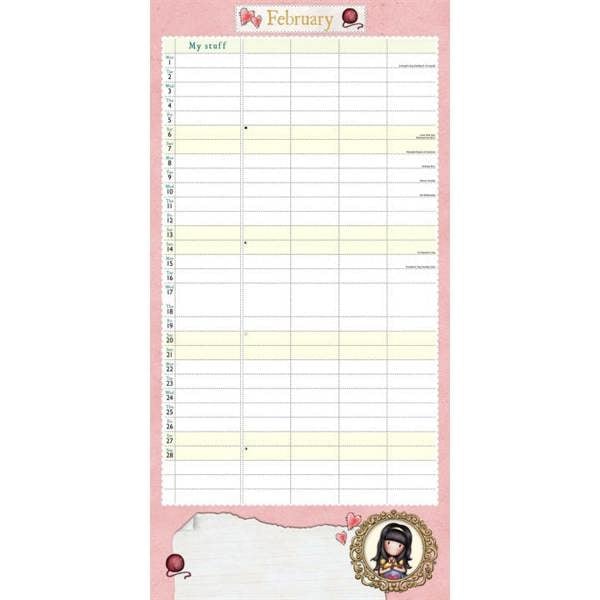 Gorjuss, Family Planner 2026 - 2027, Family Planners, Month To View, Family, Gift