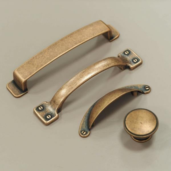 Handle & Home Antique Copper D Handles