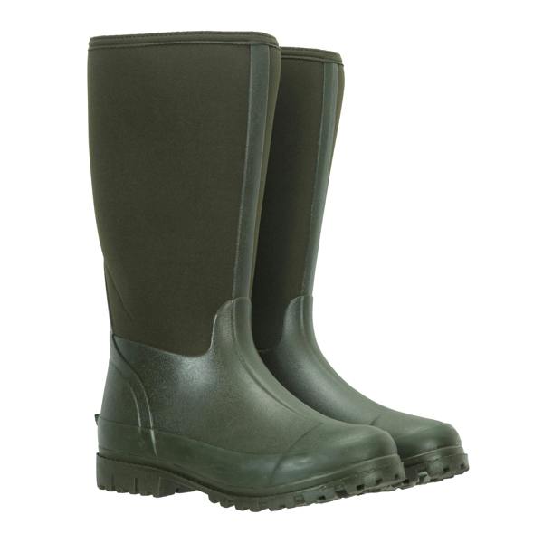 Mountain Warehouse Womens/Ladies Mucker Neoprene Calf Boots - Green