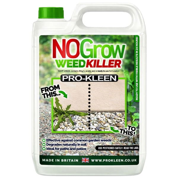 ProKleen Pro-Kleen No Grow Weed Killer For Patio And Driveways (5 Litres)
