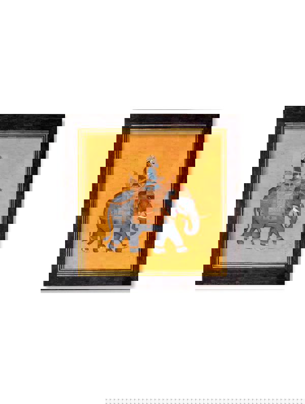 Exceptional Art Royal Saffron Mughals - Oxford square frame