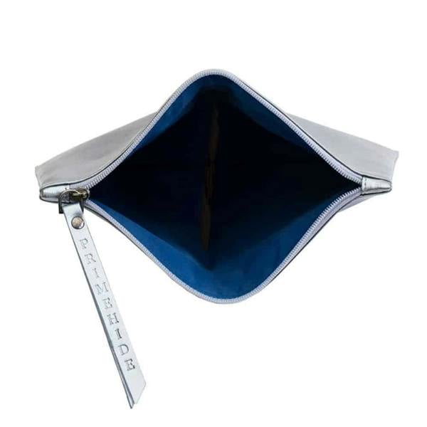 PRIMEHIDE Large Size Leather Zip Pouch