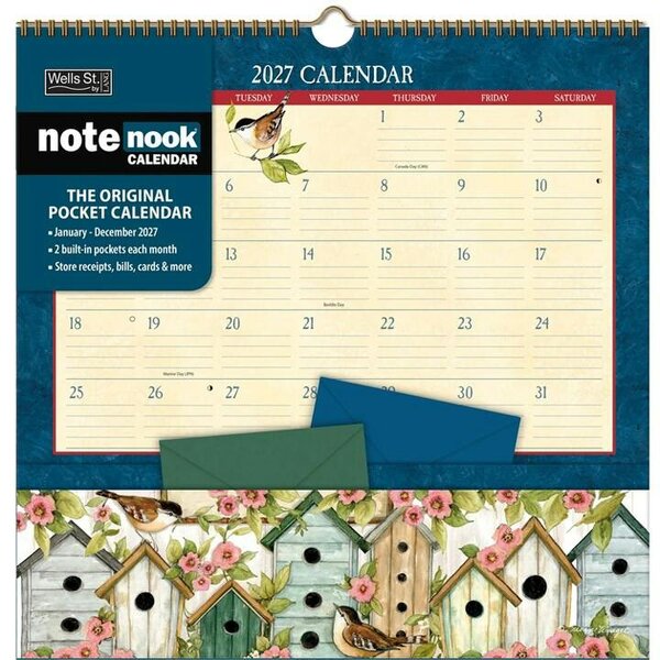 Susan Winget, Heart & Home Note Nook Calendar 2027, Wall Calendars, Month To View, Lifestyle, Gift