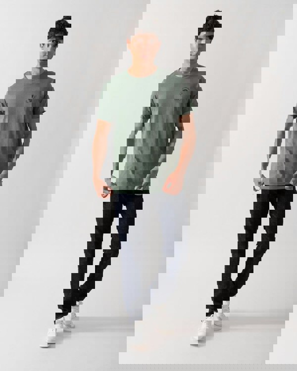 Fjallraven 1960 Logo Mens T-Shirt - Patina Green 614 - CHO - Designer Mens Logo T-Shirts