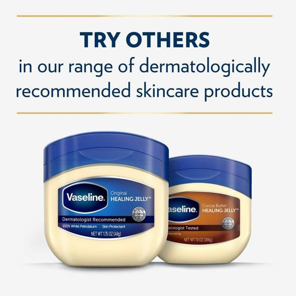 Vaseline Petroleum Jelly Original Skin Protectant Sensitive Skin 100ml, 3 Pack