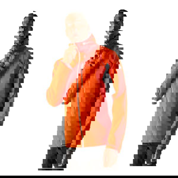 Regatta Mens Birchdale II Waterproof Jacket - Dark Storm/Rusty Orange - 