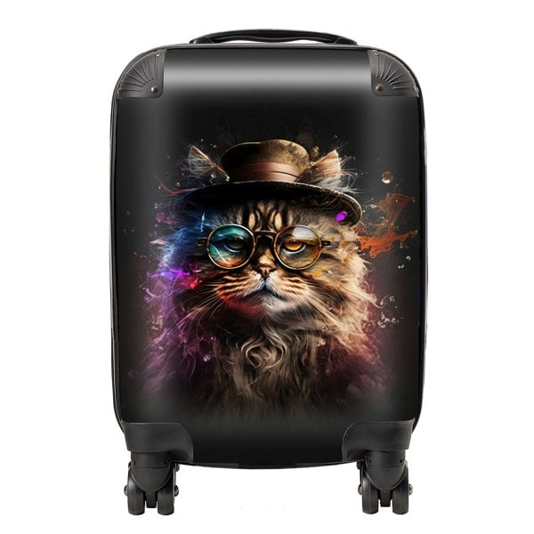 Warren Reed Siberian Cat Splashart Suitcase