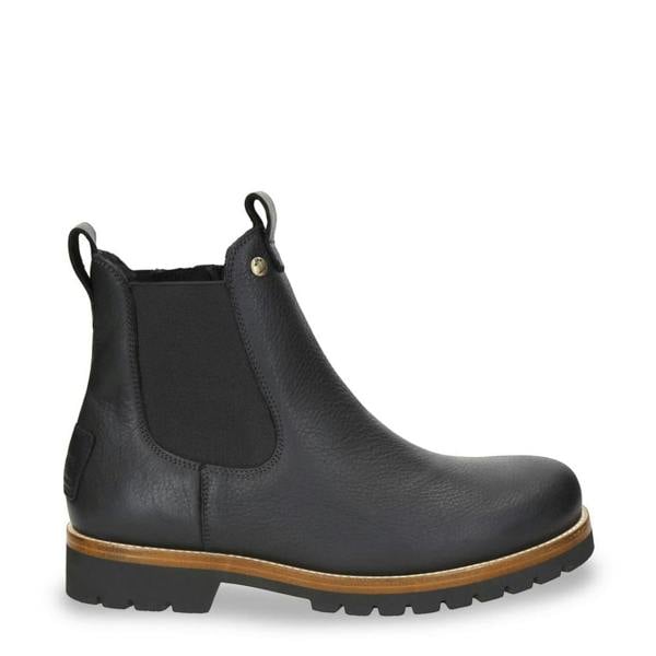 Panama Jack Men's Beny Igloo C1 Black Waterproof Leather Chelsea Boots