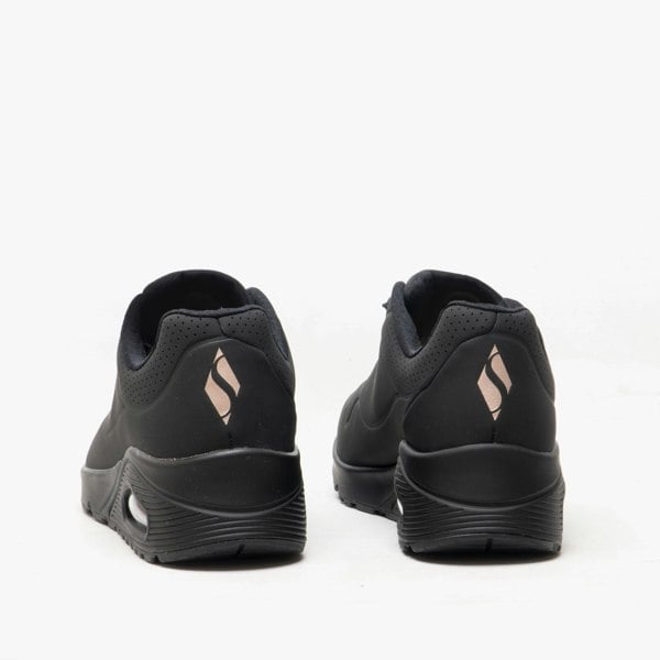 Skechers 73690/BBK UNO STAND ON AIR Womens Trainers Black