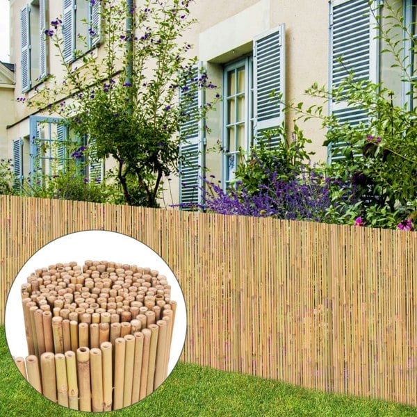 Berkfield Bamboo Fence 300x100 cm