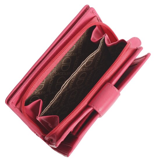 SADDLER GEORGIE Leather Double-Sided Purse - 13 Card Slots, Generous Space for Notes and Coins - RFID Protected